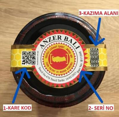 Anzer Balı 1000 gr (Coğrafi Tescilli)